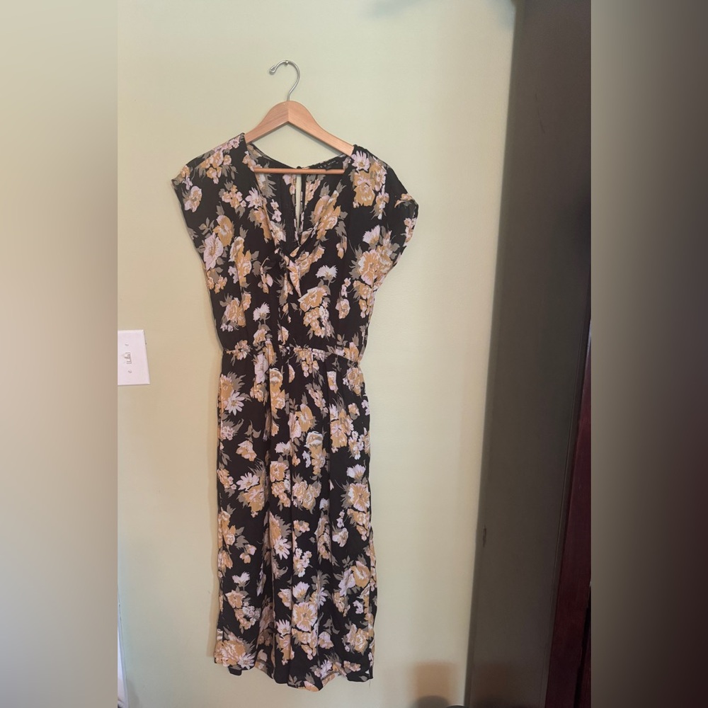 As You Wish - Floral Black and Yellow Jumper